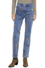 Embroidered Daisies Jean