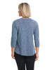 Crimped Shawl Collar Top