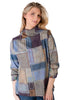 Patchwork and Flowers Reversible Mock Top