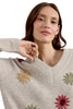Floating Flowers V Sweater