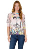 Inoah Piper Sweater, Spring Summer Women's Sweaters. Pink Multi