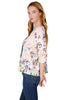 Inoah Piper Sweater, Spring Summer Women's Sweaters. Pink Multi