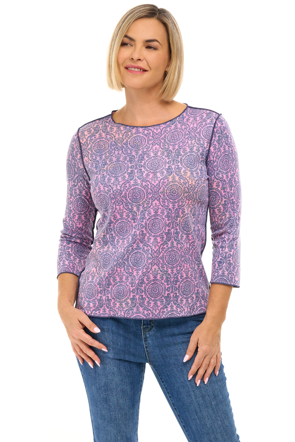 Funky Flowers Reversible Top