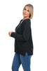 Seed Stitch V Sweater