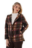Plaid Boucle Coat