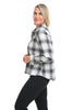 Crinkle Windowpane Chill Pullover