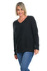 Seed Stitch V Sweater