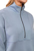 Zippered Mock Neck