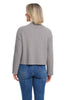 Textured Stripe Funnel Neck Top
