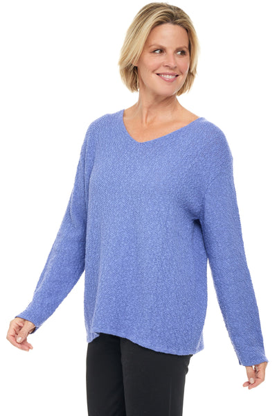 Scramble Stitch V Sweater