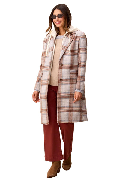 Plaid Car Coat