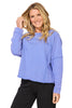 Color Washed Terry Weekend Crew