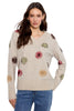 Floating Flowers V Sweater