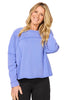 Color Washed Terry Weekend Crew