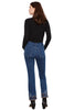 Embroidered Split Cuff Jean