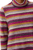 Striped Funnel Neck Sweater