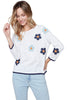 Daisy Patch Sweater